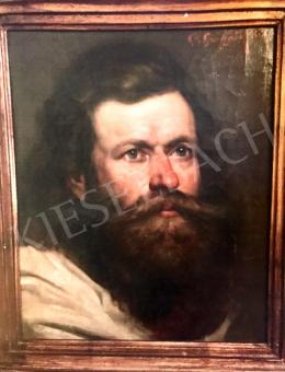 Spányik, Kornél - Portrait of a Man; oil on canvas; Signed upper right: C. Spányik